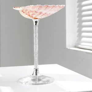Verres à vin en coquille de conque naturelle faits à la main, élégants gobelets à cocktail Martini pour mariage à la plage, cadeau, verres à vin en coquillage - Product Image 3