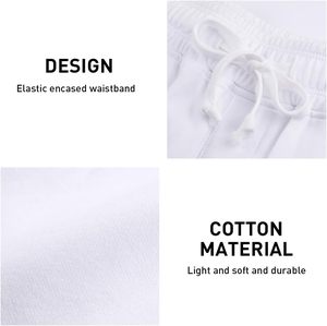Shorts de sport pour hommes sur mesure OEM, vente en gros, été et gym, nouvelle mode, shorts décontractés blancs pour hommes 100% coton, fabriqués en France - Product Image 6