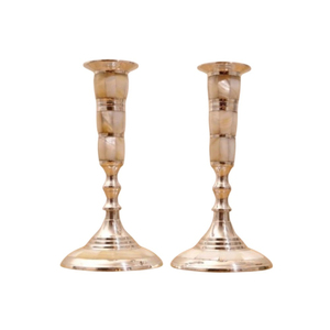 Elegant <b>Silver</b> <b>Candlesticks</b> Fluted Design Circular Bases High Quality Metal Candle Holders For Wholesale Home & Wedding Decor - Product Image 2