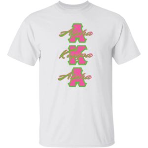<b>White</b> <b>Short</b> <b>Sleeve</b> T <b>Shirt</b> Greek Letter Graphic Print Crew Neck Casual Cotton Style <b>Women's</b> Apparel Top Everyday Streetwear Tee - Product Image 1