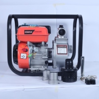 Motor de gasolina Hydroplus de 6.5 HP con bomba de agua de 2 pulgadas para uso agrícola