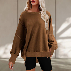 Sudadera de Moda de Invierno para Mujer, Color y Diseño Personalizables, Transpirable, Ecológica, Poliéster/Algodón, Servicio OEM - Product Image 5