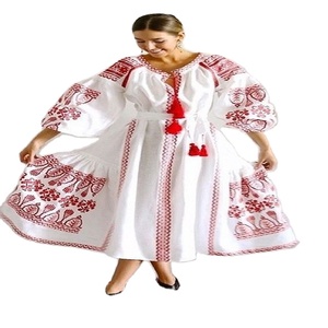 Robe longue boho magique hippie gitane bohème soirée été robe dos nu mode été Nouvelles dames robe col rond - Product Image 1