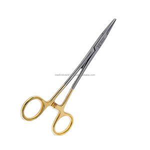 Portaagujas quirúrgico de acero inoxidable de 7 pulgadas, marca Mayo Hegar, certificado CE ISO, proveedor mayorista OEM ODM - Product Image 4