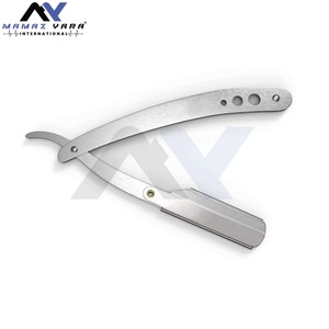 Navaja de Afeitar Profesional para Hombre, de Acero Inoxidable, con Bloqueo Giratorio, Calidad de Salón, Afeitado Preciso, Hoja Recta - Product Image 2