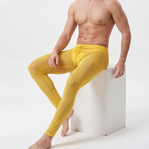 Leggings en maille transparente à séchage rapide pour hommes, 100% polyester, vêtements de plage, leggings transparents pour hommes, taille à cordon de serrage, leggings transparents pour hommes - Product Image 4