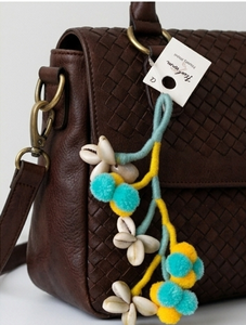 Artisan <b>Soap</b> Bar <b>With</b> Turquoise And Yellow Tassel Decorative String Wrap Natural Ingredients Handmade Gift - Product Image 4