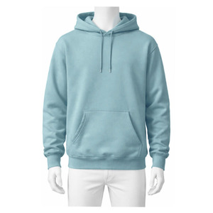 Sweat-shirt unisexe à capuche zippé en coton 100 % (340 GSM) pour l'hiver, coupe classique, tricoté, personnalisable sur le devant, pour homme, vente en gros - Product Image 4