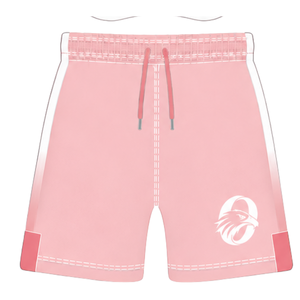 Conjunto de Rugby Rosa Bebé y Blanco, Jersey de Manga Corta con Cierre Frontal, Pantalones Cortos a Juego, Uniforme Deportivo Transpirable para Entrenamiento de Equipo - Product Image 5