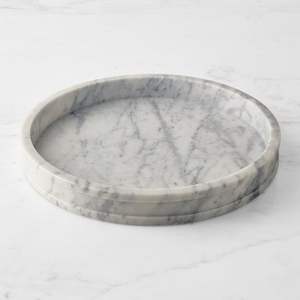 Plateau de service en marbre avec cadre robuste pour une utilisation professionnelle en restaurant et une mise en scène décorative de table - Product Image 6