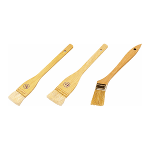 Laboran Industrial Cleaning Brush with <b>Wood</b> Handle <b>Wool</b> and Steel Wire for Precision Work - Product Image 1