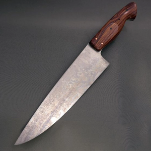 Couteau de Chef Artisanal Personnalisé LEGACY BLADES en Acier Damas, Manche en Bois, Ambidextre, Compatible Lave-Vaisselle, OEM ODM, Vente en Gros Direct Usine - Product Image 5