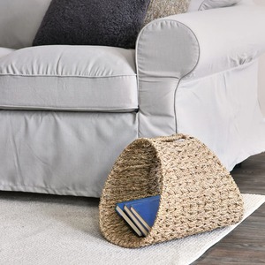 Seagrass Free Standing Magazine Rack Handmade <b>Storage</b> <b>Basket</b> Wholesale eco-friendly Made in Vietnam - Product Image 2