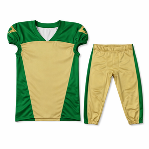 Blank American Football Uniform Custom Kit Elastic Athletic Fabric Modern Design Pattern Design Reliable Sublimation <b>Game</b> Ready - Product Image 1
