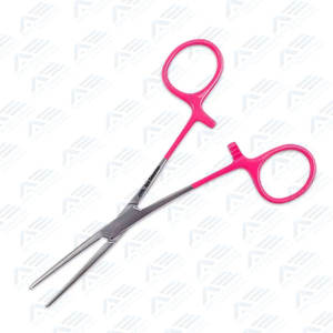 Porta Agujas Recto y Curvo de Acero Inoxidable, Instrumentos Quirúrgicos, Pinzas Médicas Kelly de Acero Inoxidable - Product Image 6