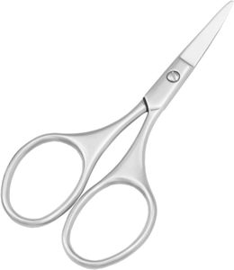 Tijeras para Pelos de Nariz Estilo Alemán, Acero Inoxidable, Punta de Seguridad, Tijeras Profesionales para Peluquería - Product Image 6