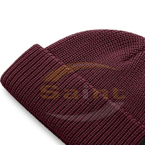 Classic Winter Knit Common Customizable Adjustable Cotton <b>Wool</b> <b>Beanie</b> <b>Hat</b> Unisex Lightweight Casual Fashion Daily Wear Outdoor - Product Image 5