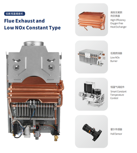 Calentador de Agua a Gas de Alta Calidad, Tipo Europeo, Bajo en Nitrógeno, Calentamiento Instantáneo, Sin Tanque, GLP/GN, para Uso Doméstico - Product Image 4