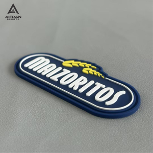 Parches de Goma de PVC Personalizados al por Mayor de Aifran para Gorras, Uniformes, Chaquetas, Parche de Logotipo Suave y Flexible con Cierre de Gancho y Bucle - Product Image 3