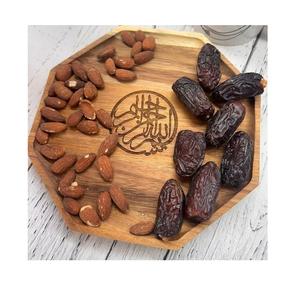 Bandeja árabe de madera de alta calidad con incrustaciones de nácar hechas a mano, decoración tradicional para servir en el hogar. - Product Image 3