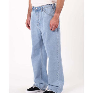 <b>Men's</b> Denim <b>Jeans</b> Vintage Street Wear Wide Leg Pants <b>High</b> <b>Waist</b> <b>Jeans</b> Pants at Wholesale OEM <b>Men</b> Denim Pant Cheap Price - Product Image 2