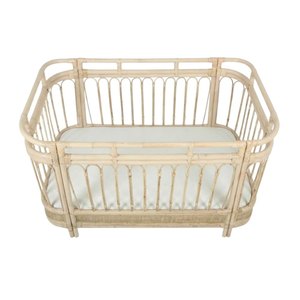 Wholesale Rattan Baby <b>Cot</b> Australia Style Kids Furniture Cheap Price Factory Direct Sale Hot Sale High Quality Nursery Room - Product Image 2