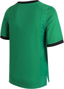Maillot de football américain personnalisé grande taille col en V en maille polyester imprimé par sublimation OEM coupe régulière manches courtes séchage rapide pour le match - Product Image 2