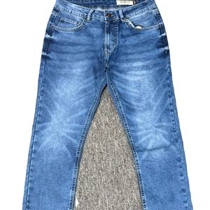 Jeans en denim léger, imperméable, écologique, déchiré, droit, extensible, pour hommes, style fête, vente en gros - Product Image 4