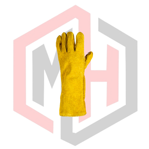 Quality Leather Welding Gloves Flexible Breathable Tear-Resistant Heat-Insulating Safety Gloves for Welders Customized Color - Product Image 3