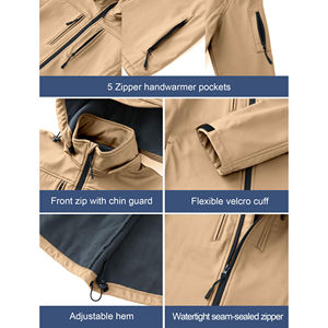 Chaqueta cortavientos para exteriores, tela transpirable, protección ligera para deportes, correr, senderismo, ciclismo y uso casual. - Product Image 4