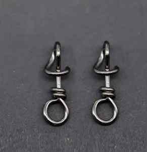 Meilleur prix : Clips de pêche manuels Fastach, émerillons et mousquetons en acier inoxydable, émerillons rotatifs par Surgiright - Product Image 3