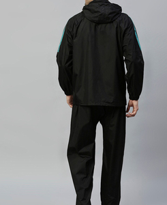Ensemble coupe-vent professionnel pour homme OEM de haute qualité, veste à capuche imperméable et pantalon pour les voyages en plein air - Product Image 3