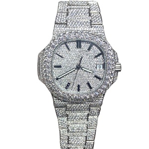 Premium Quality Top Quality Diamond Lab Grown Watch on Factory Price DEF Diamond Iced Out Watch - Product Image 1