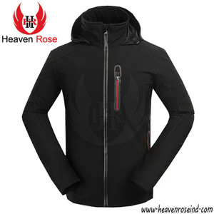 Men's Waterproof Softshell Hooded Jacket Fleece <b>Lined</b> Windproof Outdoor Tactical <b>Coat</b> Wholesale OEM Available - Product Image 2