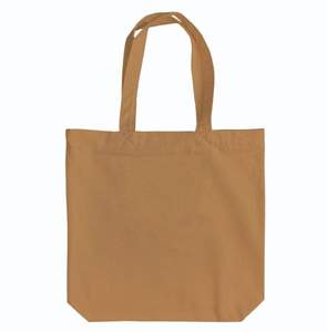 Recycled Cotton Bottom Gusset Tote <b>Bag</b> | Eco Friendly <b>Reusable</b> Grocery Shopping Carry <b>Bag</b> Custom Logo Promotional Wholesale - Product Image 1