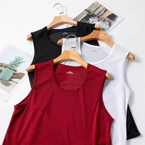 C:\Users\Admin\Downloads\Chaleco de malla de seda helada para hombre, ligero, deportivo, para verano, sin mangas, camiseta sin mangas, top informal de moda O - Product Image 6