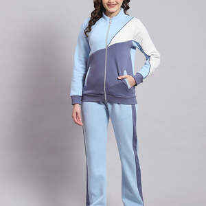 Conjunto Deportivo Personalizado con Logotipo para Mujer, Venta al por Mayor, Rojo y Blanco, Unisex, Sudadera y Pantalones Deportivos de Algodón Grueso - Product Image 4