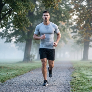 <b>Men</b> <b>Compression</b> T <b>Shirt</b> Short Sleeve Athletic Gym Training Sportswear Custom Logo Fitness Running Workout <b>Shirt</b> - Product Image 5