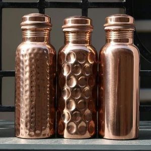 Thermos 100% cuivre 950 ml, fait main, anti-fuite, sans BPA, sans danger pour les aliments, compatible lave-vaisselle, pour accessoires de bar, 28 OZ - Product Image 5