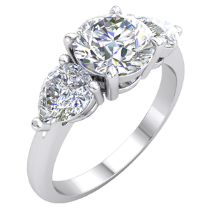 Divya Creations – Diamant de luxe de 1,5 carat en argent 925 de haute qualité, cultivé en laboratoire, taille brillant, certifié IGI, plaqué rhodium, taille personnalisée - Product Image 1