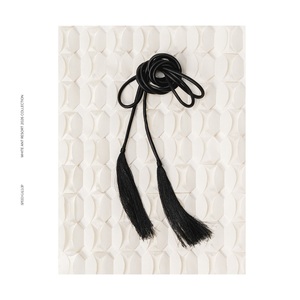 Nueva Tendencia 2026 Cinturón de Cuero para Mujer ODM MIDNIGHT WRAP Cinturones de Moda para Mujer Cinturones de Cadena de Satén Estilo Japonés para Mujer - Product Image 3