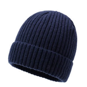 Gorro de punto ajustado estilo beanie de moda al por mayor para marcas urbanas estadounidenses, producción directa de marca privada - Product Image 2