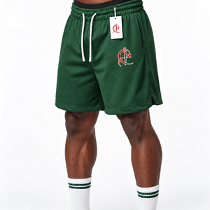 Shorts de basketball en toile personnalisés pour hommes – Respirants, athlétiques, pour la gym, l'entraînement sportif, séchage rapide, fitness, décontractés et unis - Product Image 4
