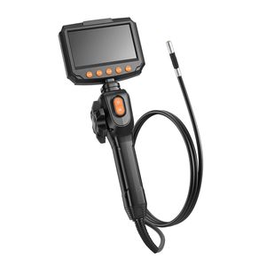Endoscopio Industriale con Schermo IPS HD da 4,3 Pollici, Zoom 8X, Telecamera Boroscopica Articolata Bidirezionale, Impermeabile IP67 - Product Image 1