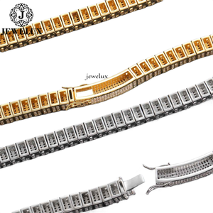 Cadena Cubana de Alta Calidad con Eslabones Largos, Estilo Moissanita, Joyería Hip Hop de Lujo, Plata 925, Chapado en Oro de 14K/18K - Product Image 5