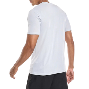 T-shirts de sport athlétiques à col rond 100% coton, pour la salle de sport, entraînement, sports d'action, coupe ajustée, manches courtes, séchage rapide, respirant, écologique, 180g - Product Image 5