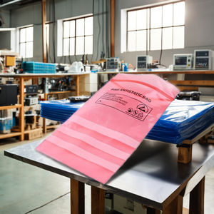 Custom Logo Gravure Printed Antistatic LDPE Zipper <b>Bags</b> for Electronic Parts Packaging and Branding - Product Image 1