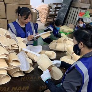 IMMEDIATE DELIVERY Loofah <b>Slippers</b> For Spa Relaxation And Foot Massage Premium Plant Fiber Sandals - Product Image 3