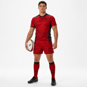 Tenue de rugby professionnelle personnalisée pour hommes, maillot de rugby respirant par sublimation, ensembles durables à séchage rapide, vêtements de sport pour entraînement d'équipe - Product Image 3