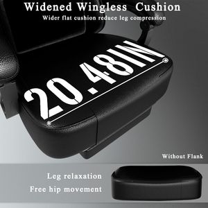 Sedia da Gaming Ergonomica per Adulti con Cuscino a Molle Insacchettate e Poggiapiedi in Pelle PU Traspirante - Product Image 6